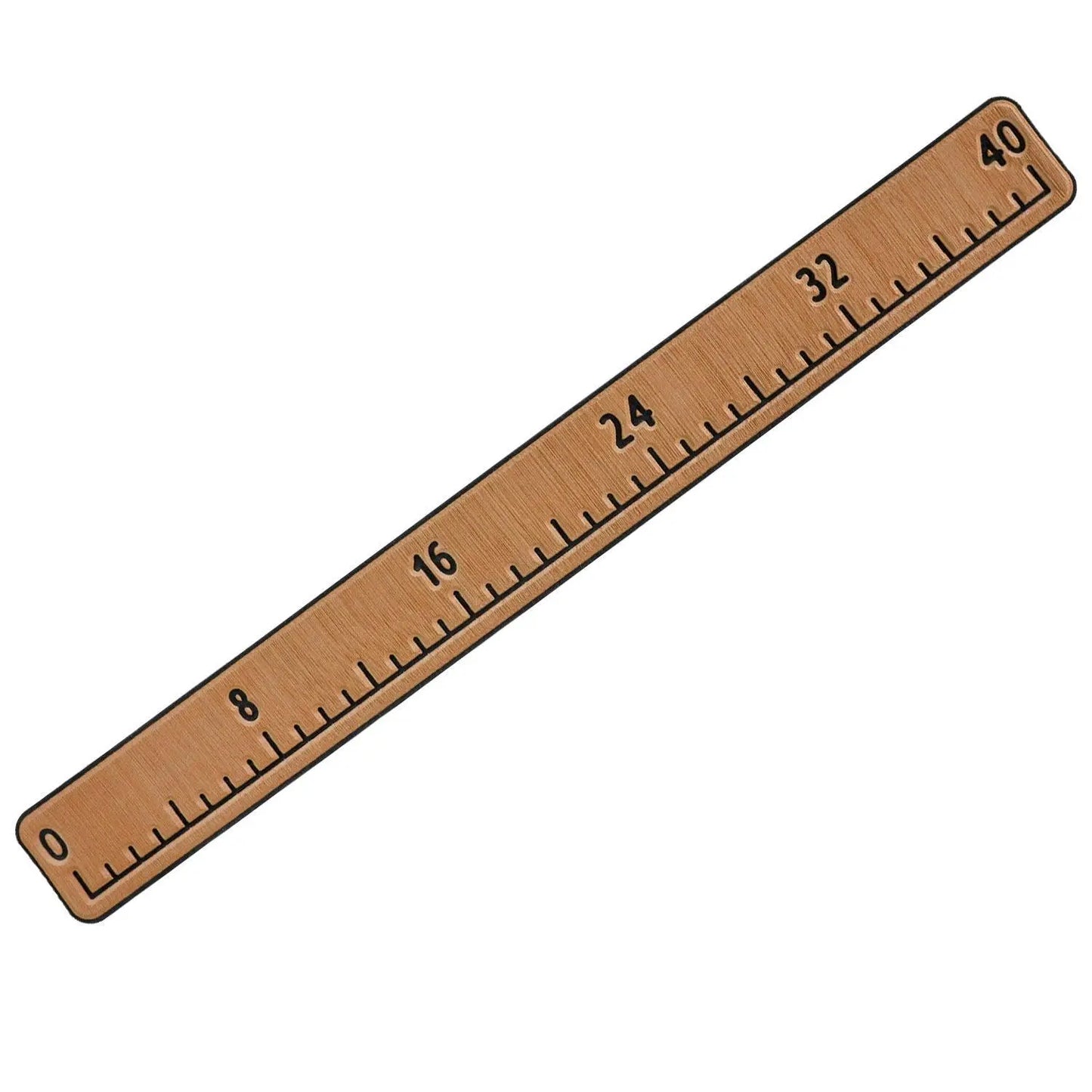 Hzkaicun 40brown-black EVA marine foam fish ruler. HzKaiCun