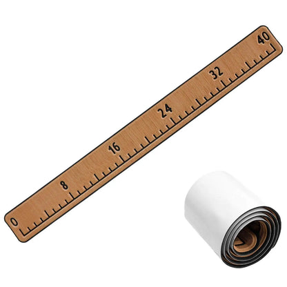 Hzkaicun 40brown-black EVA marine foam fish ruler. HzKaiCun