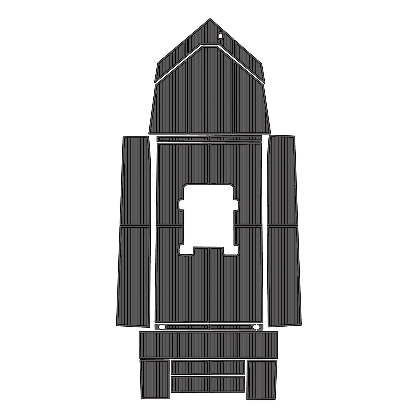 Hzkaicun Alumacraft 20CC 2003 Foam Boat Deck flooring Cockpit Mat