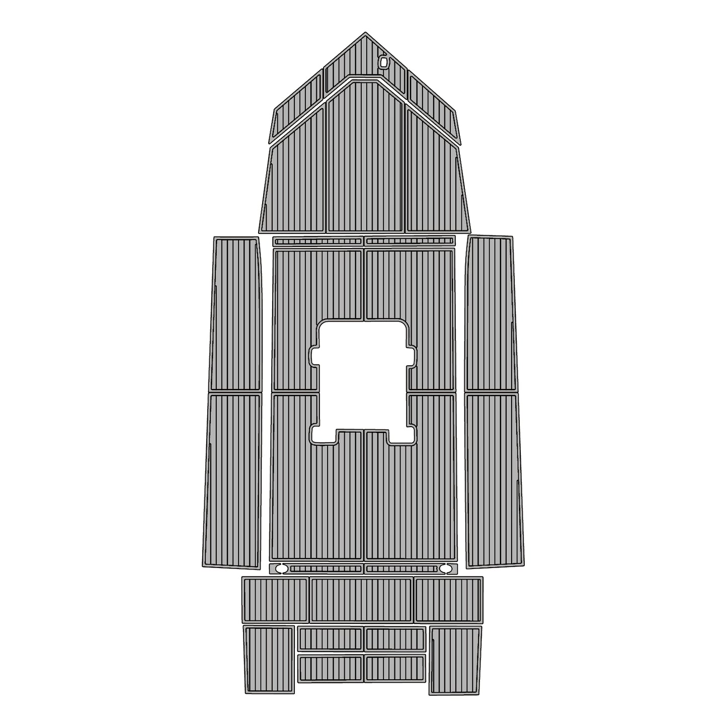 Hzkaicun Alumacraft 20CC 2003 Foam Boat Deck flooring Cockpit Mat