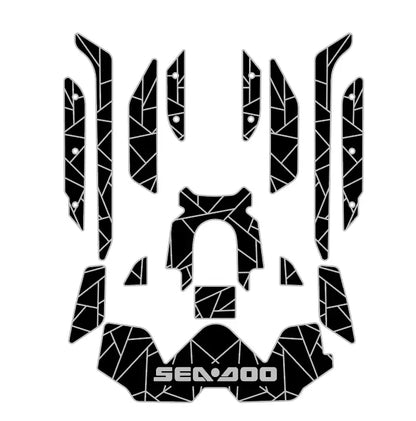 Hzkaicun Seadoo RXT-300 2019 Jet Ski Anti-skid Foot Pads. HzKaiCun